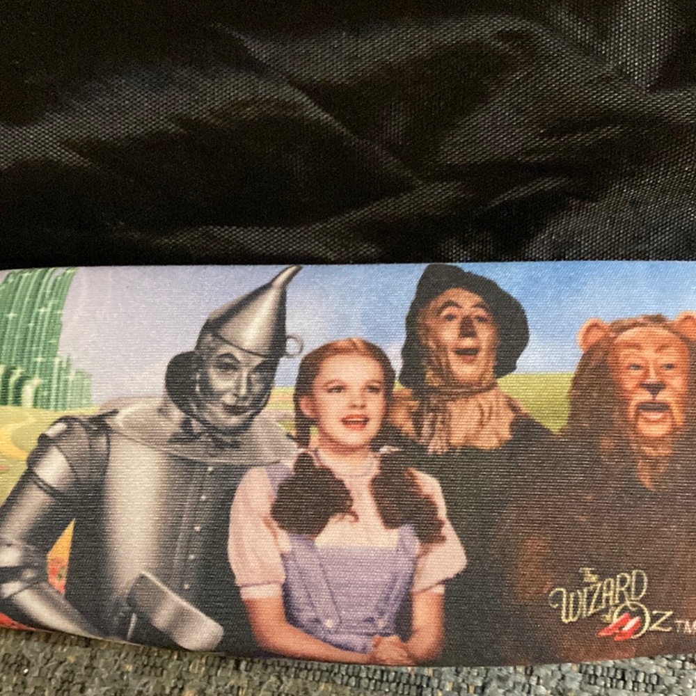 Wizard of oz glasses case and lens cleaner
